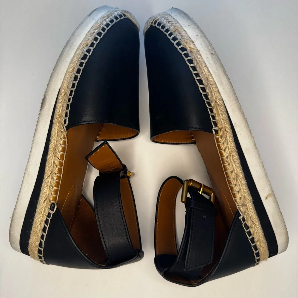 See by Chloe Glyn Black Espadrille Women's Shoes